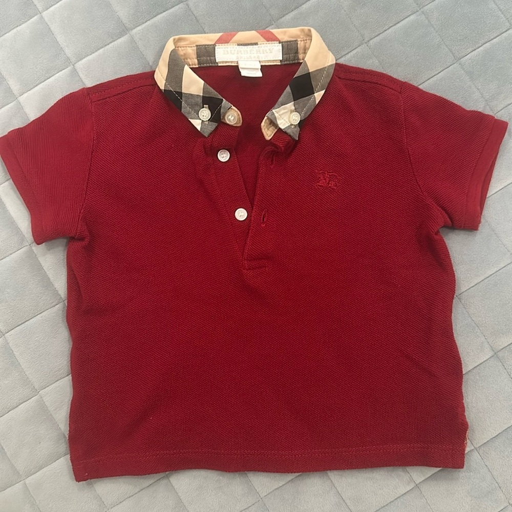 Burberry kids polo shirt